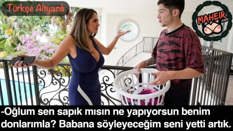 pis sapik anasinin kirli donlarini koklarken yakalaniyor.jpg